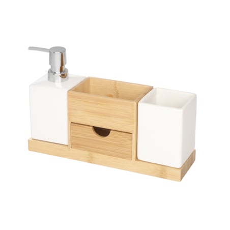 Zestaw akcesoriów łazienkowych CUBE