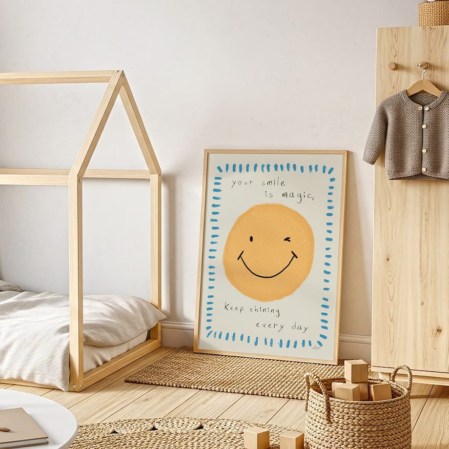 plakat twój uśmiech to magia 70x100