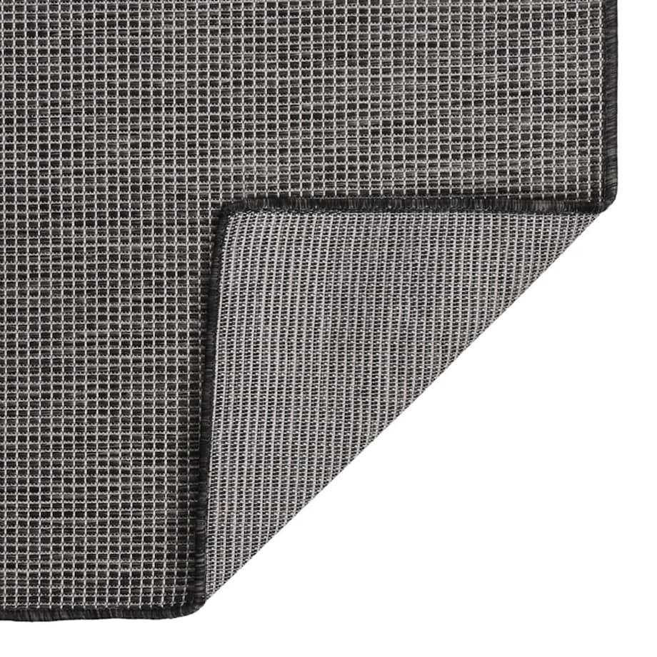 vidaXL Dywan zewnętrzny o płaskim splocie, 200x280 cm, szary