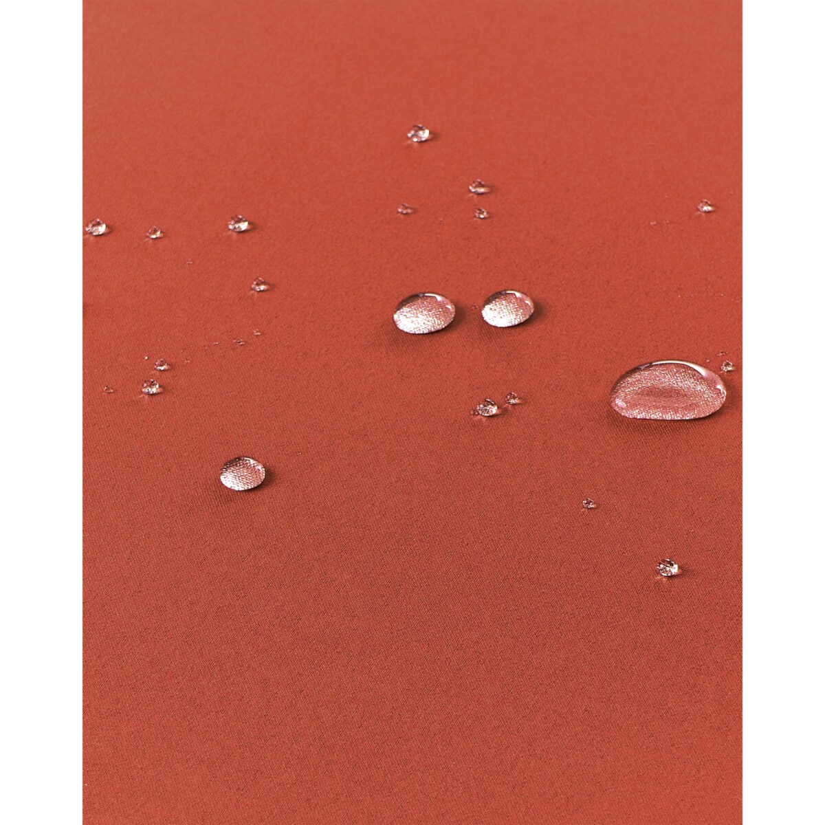 Zestaw 2 krzeseł ogrodowych z poduszkami JAVA PREMIUM Drewno akacjowe Czerwony