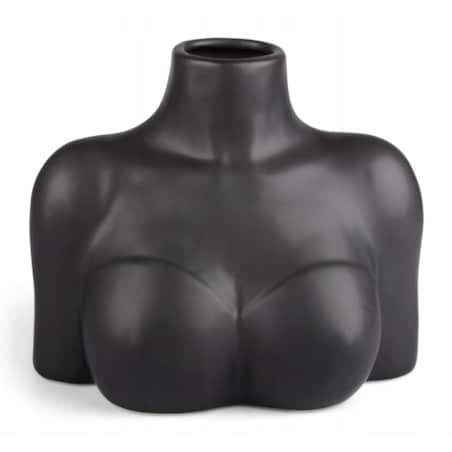 WAZON FEMINE czarny ceramiczny wys. 15cm