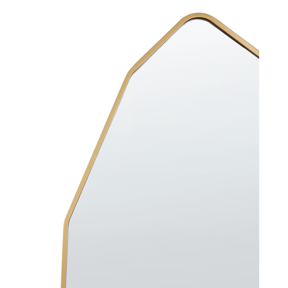 Lustro stojące metalowe 49 x 165 cm złote TARTAS