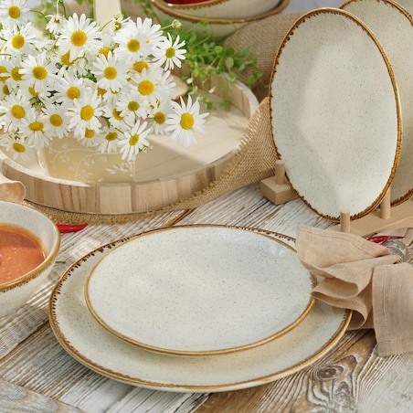 VILLA ITALIA Talerzyk deserowy śniadaniowy 21 cm ceramiczny RUSTICO