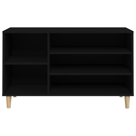 vidaXL Szafka na buty, czarna, 102x36x60 cm, materiał drewnopochodny