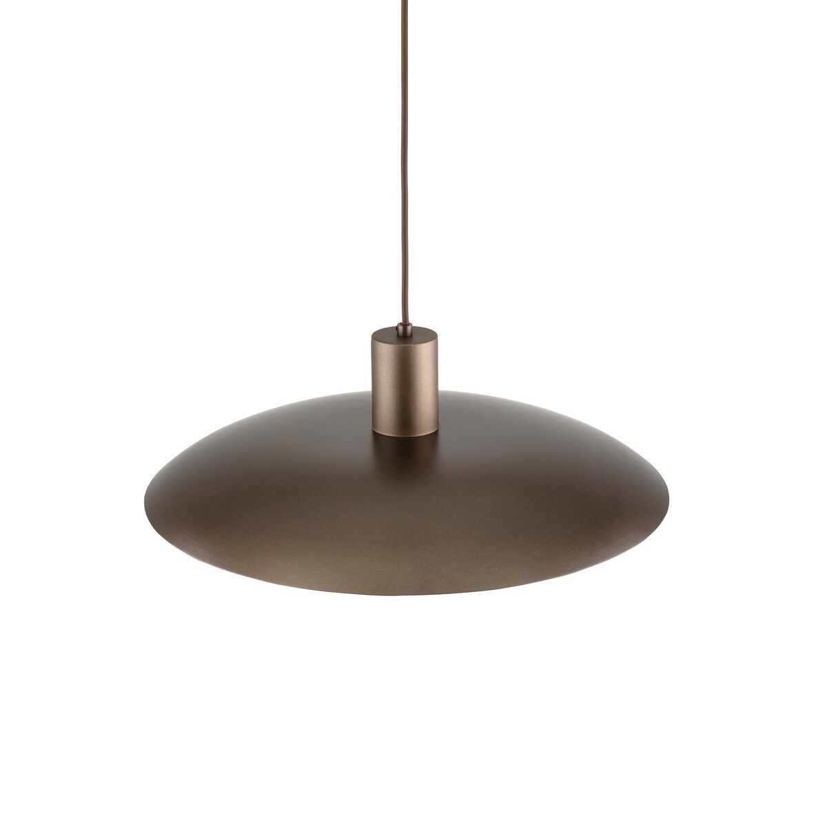Lampa wisząca TK Lighting ASTRA BROWN 10964, brązowa, E27, regulowana wysokość do 150 cm, średnica 41 cm