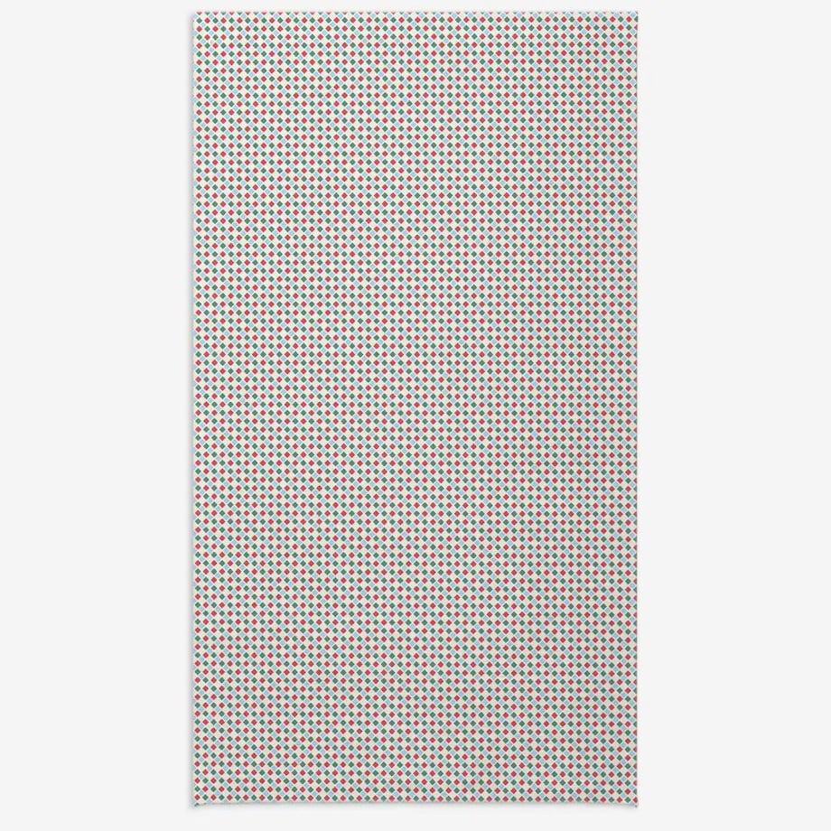 Obrus świąteczny - Świąteczna kratka 140x240 cm