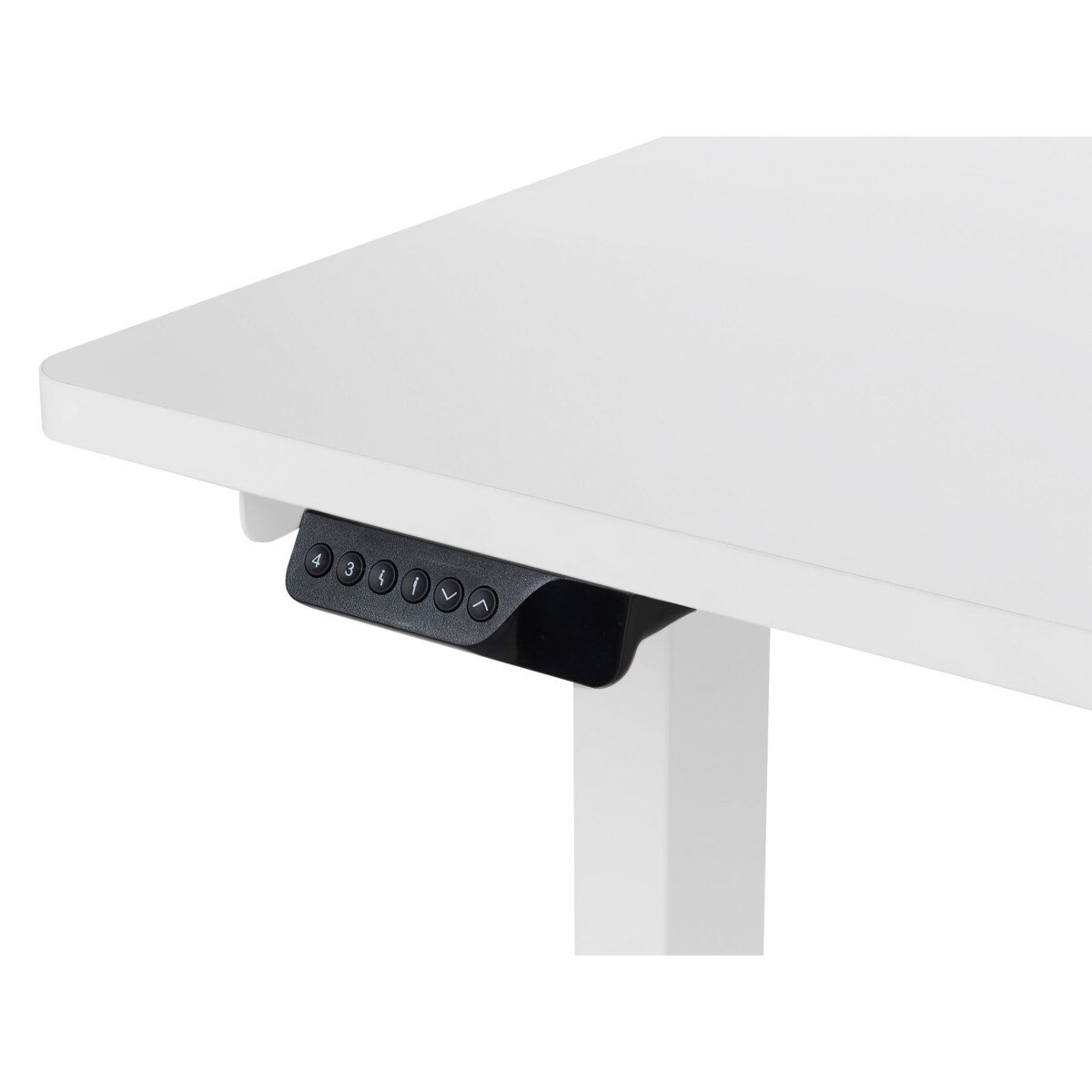 Biurko regulowane Elektryczny Prawostronny Biały DESTINES