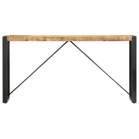 vidaXL Stolik typu konsola, 150 x 35 x 76 cm, lite drewno mango