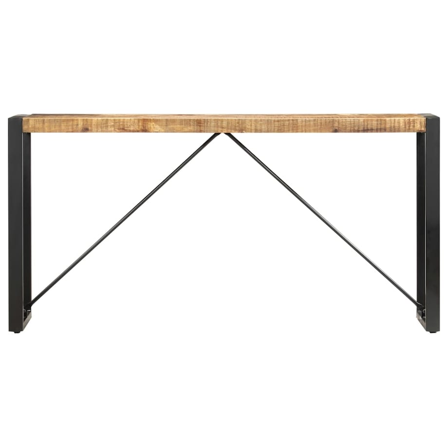 vidaXL Stolik typu konsola, 150 x 35 x 76 cm, lite drewno mango