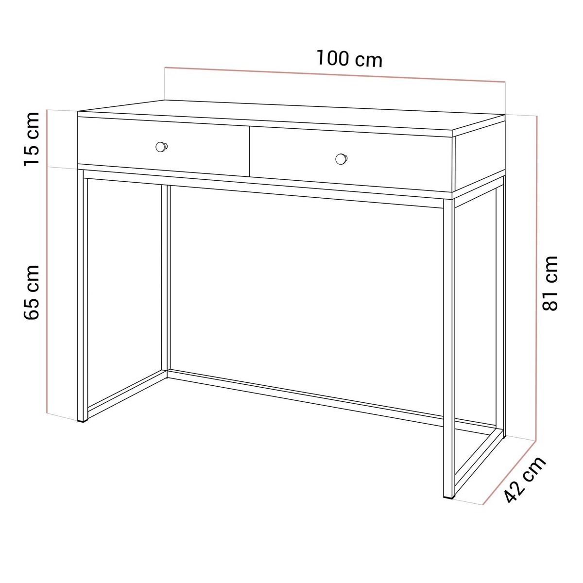Toaletka BLANCO GLAMOUR KASZMIR na złotym chromowanym stelażu z lustrem LED, uchwyt złoty