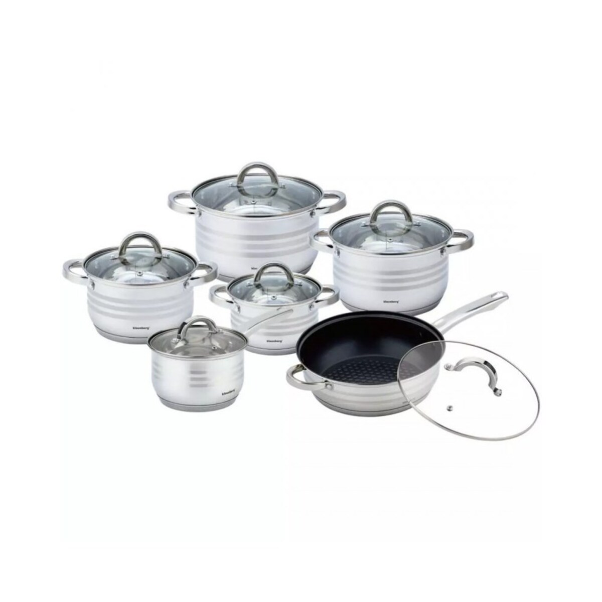 Klausberg zestaw garnków 12 elementów 48174