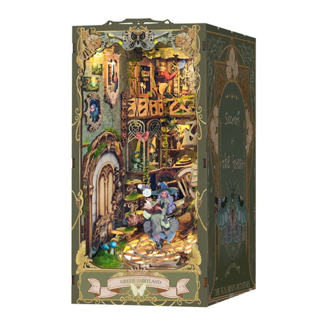 Miniaturowy domek Book Nook - Czarodziejki lasu