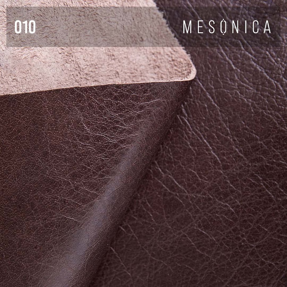 Sofa 2-osobowa Puzo - ciemnobrązowa vintage