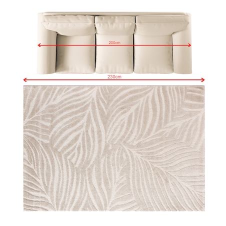 Dywan Velora beige 160x230 cm, 160x230 cm