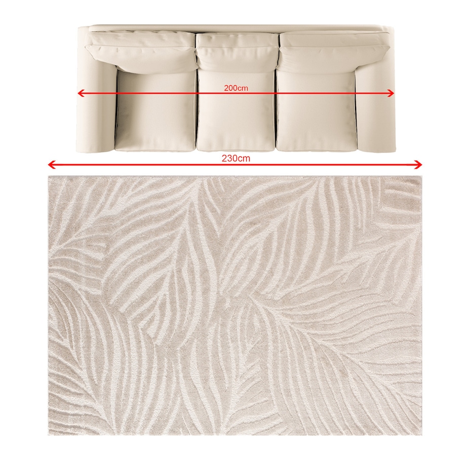 Dywan Velora beige 160x230 cm, 160x230 cm