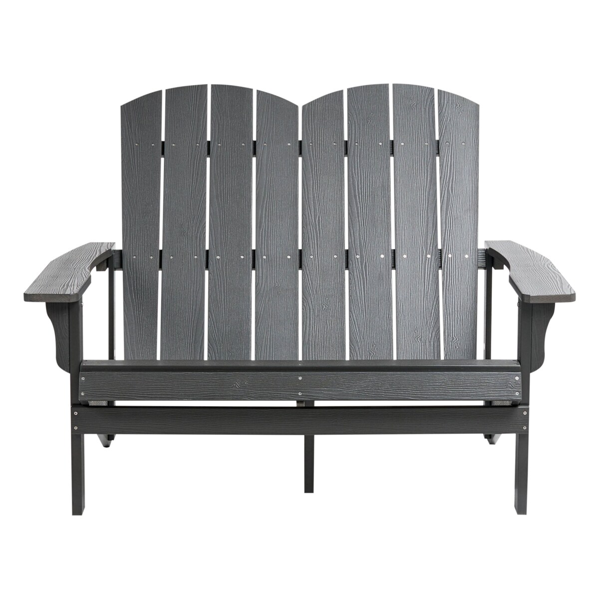 Ławka ogrodowa ADIRONDACK 125 cm Ciemnoszary