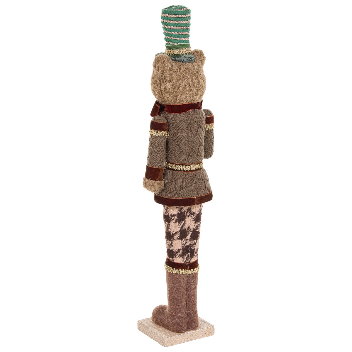 Zestaw 2 figurek dekoracyjnych ALATORNIO 62/63 cm Niedźwiedź Renifer Brązowy