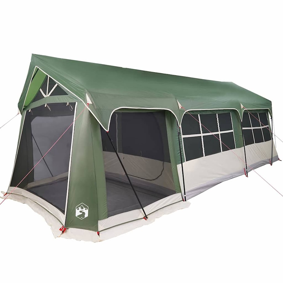 vidaXL Namioty z dachem Zielony 620 x 322 x 240 cm Poliester