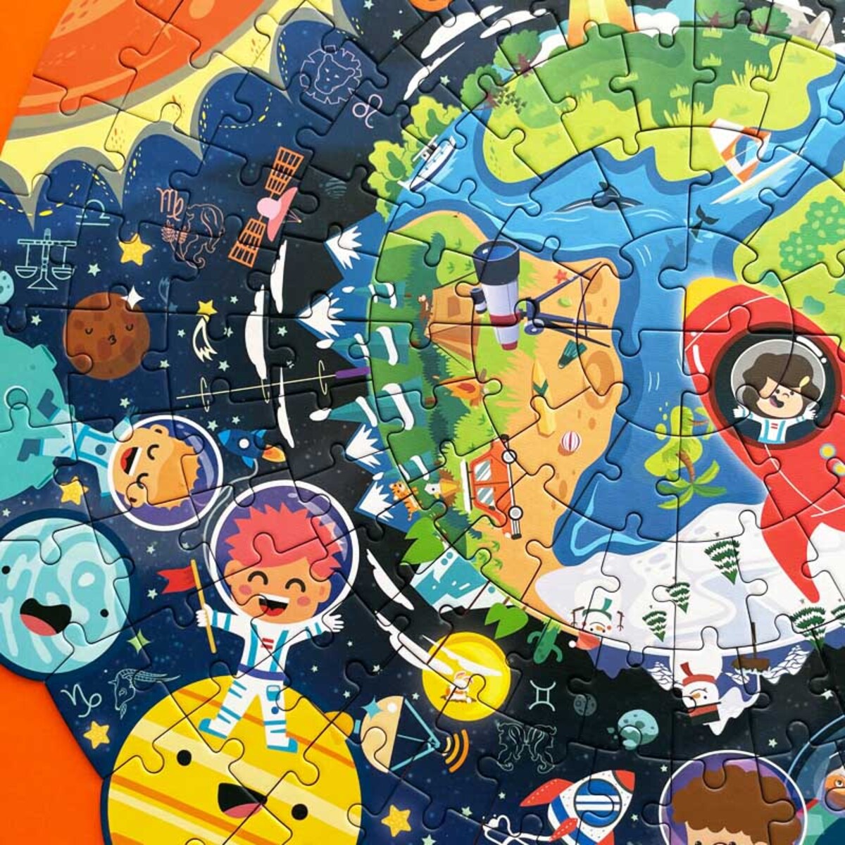 Puzzle edukacyjne - KOSMOS - 180 szt