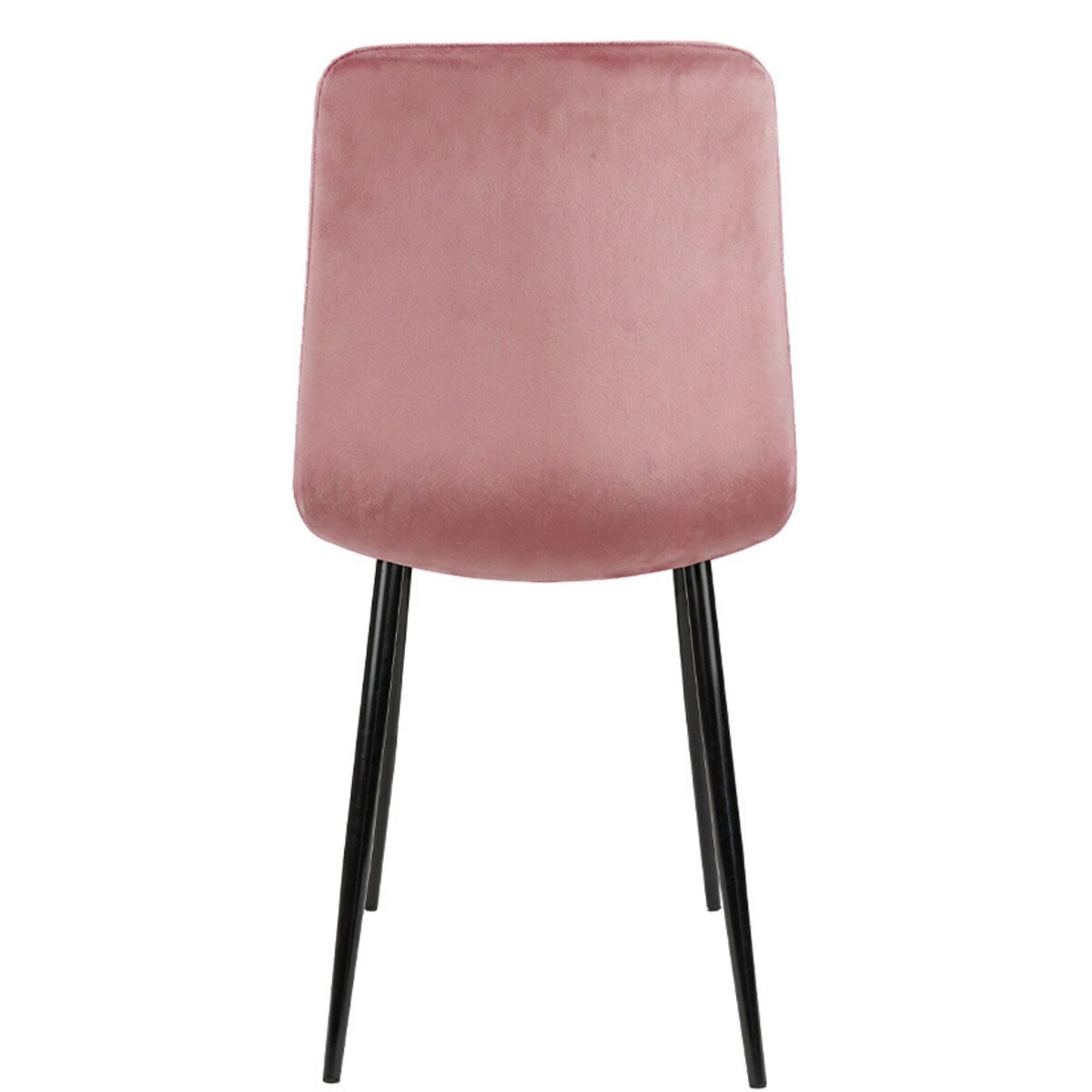 Krzesło welurowe pikowane tapicerowane metalowe nogi do jadalni salonu loft