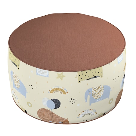 Puf dwukolorowy Coli, beżowy, 50x25 cm, Magic Collection