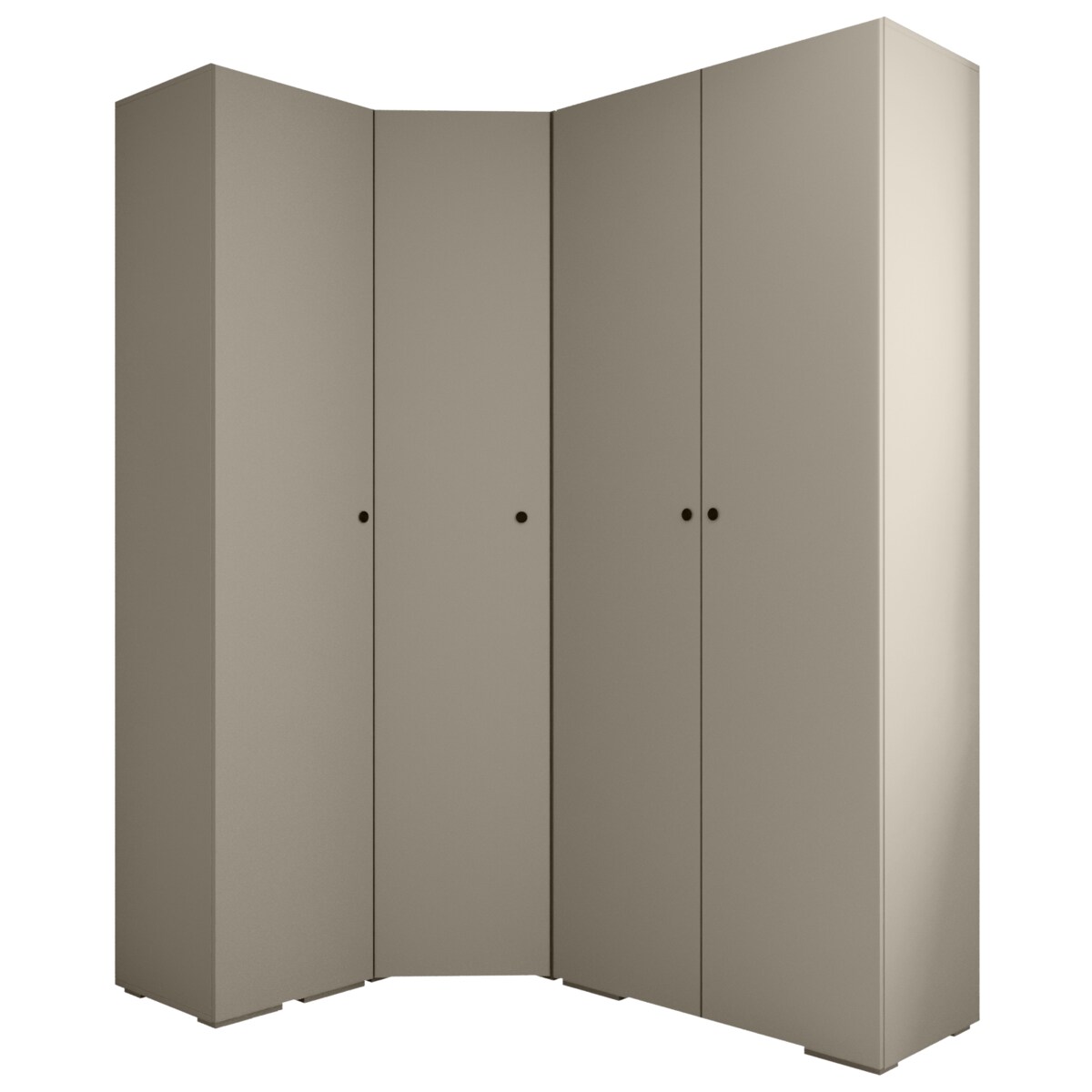 Garderoba wysoka do przedpokoju INOVA 2 Z3 kaszmir+czarny