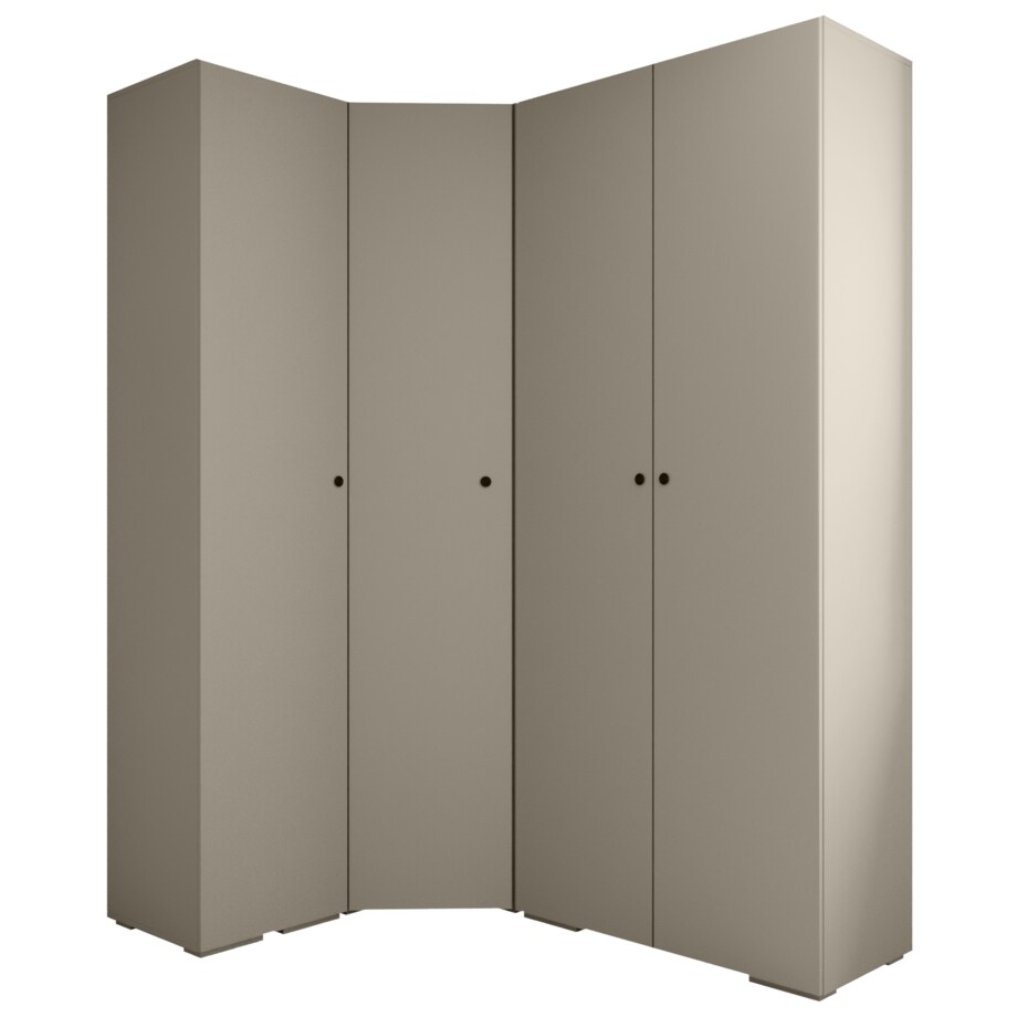 Garderoba wysoka do przedpokoju INOVA 2 Z3 kaszmir+czarny