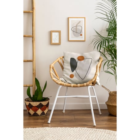 lniana poszewka na poduszkę - wabi-sabi no 2 45x45 cm