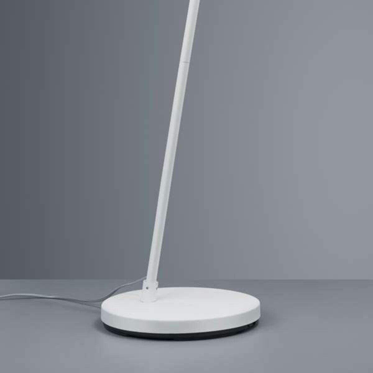 Stojąca LAMPA podłogowa ANDREUS 407500189 Trio salonowa OPRAWA metalowa biała