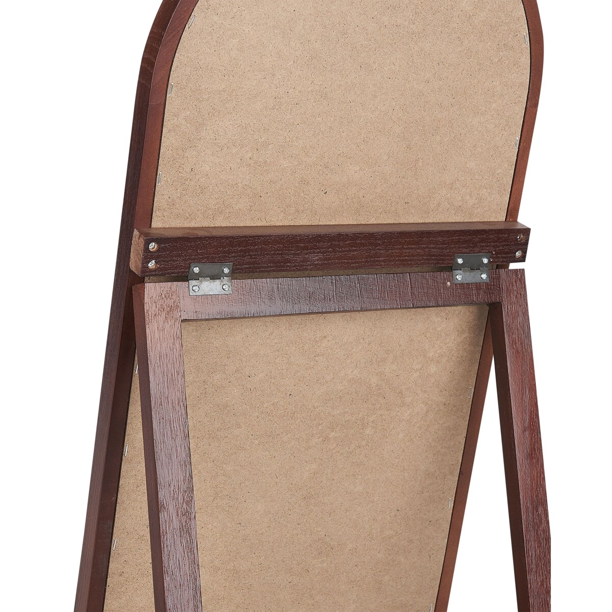Lustro stojące 30 x 150 cm ciemne drewno CHELLES