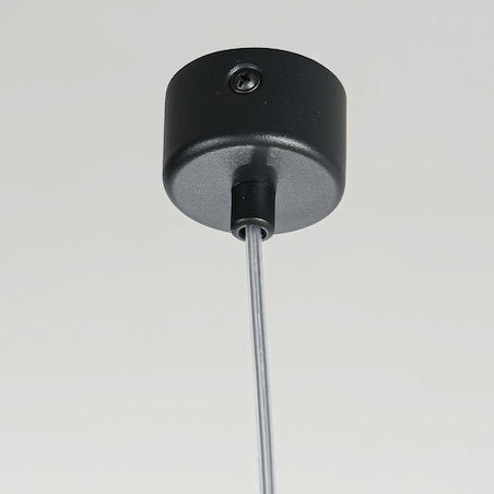 Minimalistyczna lampa wisząca Lungo do przedpokoju czarna