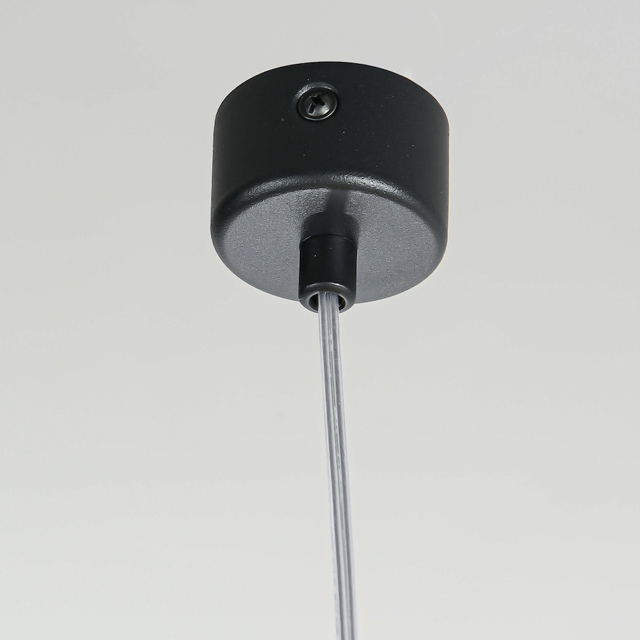 Minimalistyczna lampa wisząca Lungo do przedpokoju czarna