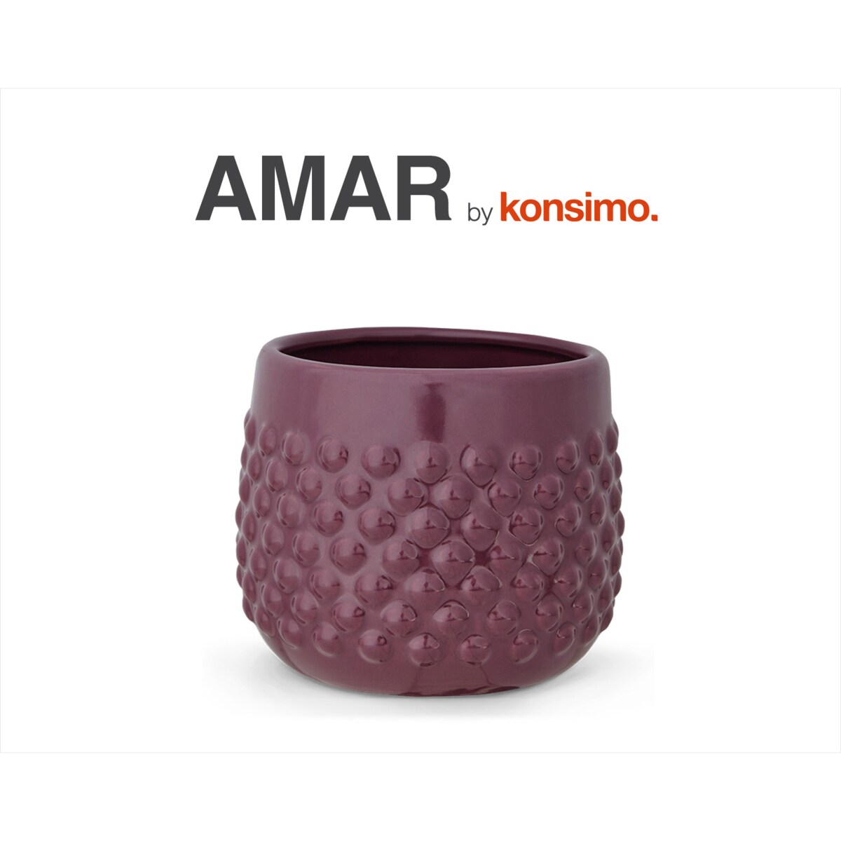 Konsimo AMAR Osłonka do kwiatów, fioletowy