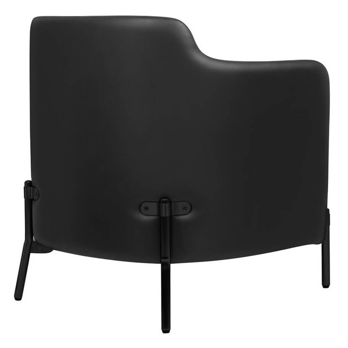 Salonowy fotel Venice MSE011000336 King Home tapicerowany biały czarny