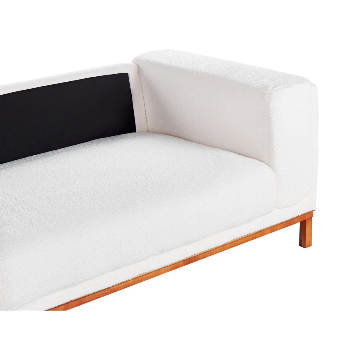 Sofa 4-osobowa boucle złamana biel VENG