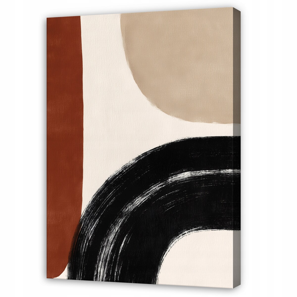 Obraz Do Sypialni Salonu Na Płótnie Abstrakcja Boho Beżowy 70x100