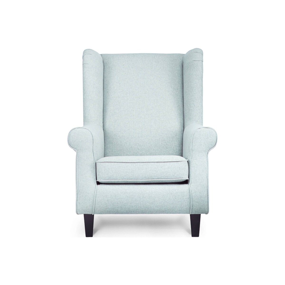 KONSIMO MILES Fotel uszak zielony czarne nóżki