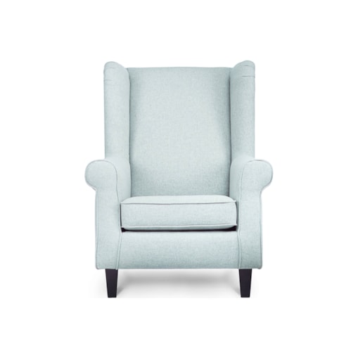 KONSIMO MILES Fotel uszak zielony czarne nóżki