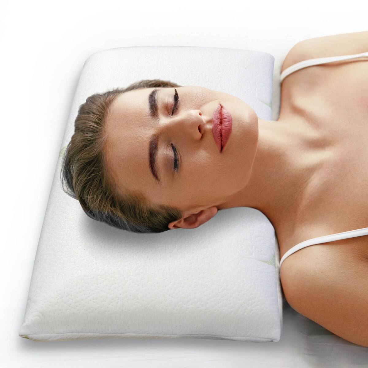 Poduszka Ortopedyczna 70X36 Pianka Memory Visco Termoplastyczna Aloes