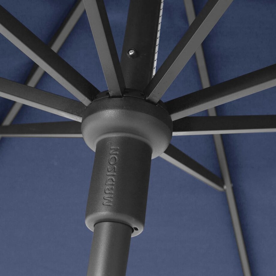 Madison Parasol ogrodowy Paros II Luxe, 300 cm, szafirowy niebieski
