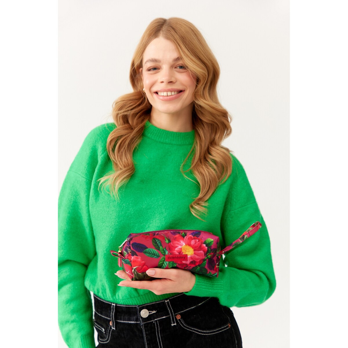 Kosmetyczka midi Róża