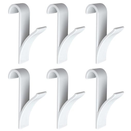 Haczyki, wieszaczki na grzejnik żeberkowy, 6 sztuk w komplecie, WENKO