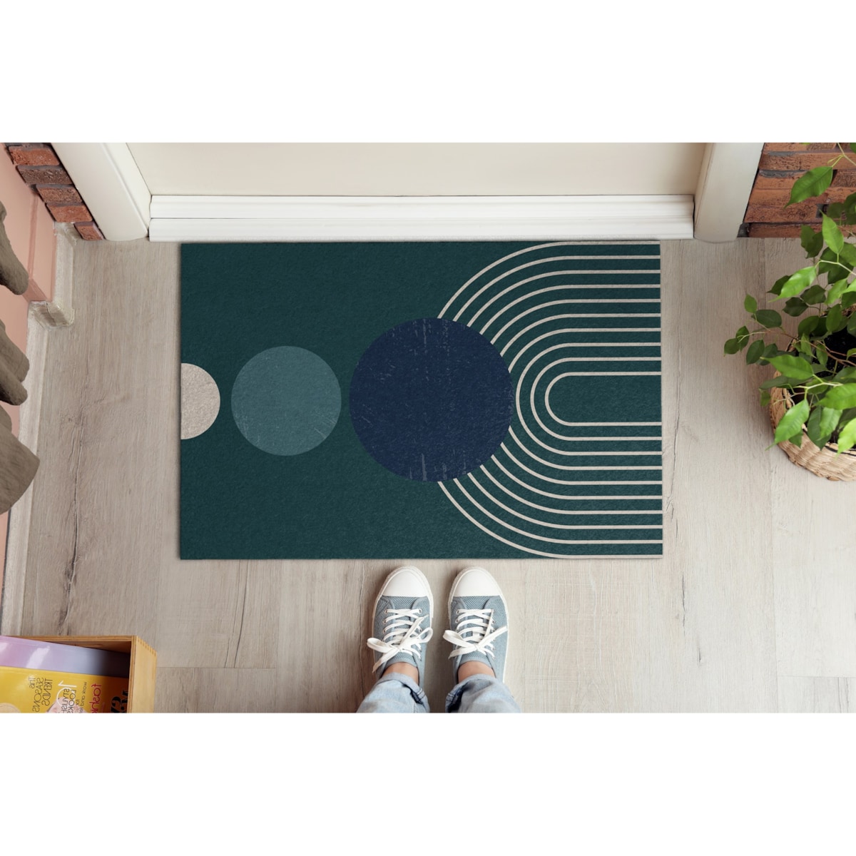 Wycieraczka do wnętrz Geometryczny Wzór 60x40 cm