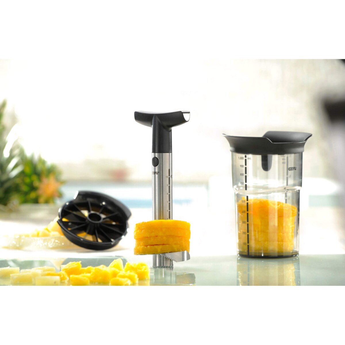 Wykrawacz do ananasa ze stali nierdzewnej