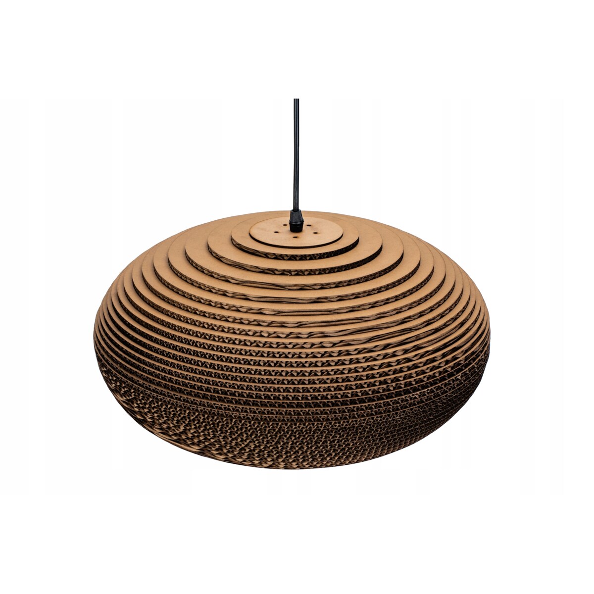 Lampa Wisząca Papierowa Tekturowa Natural Eco Xxl