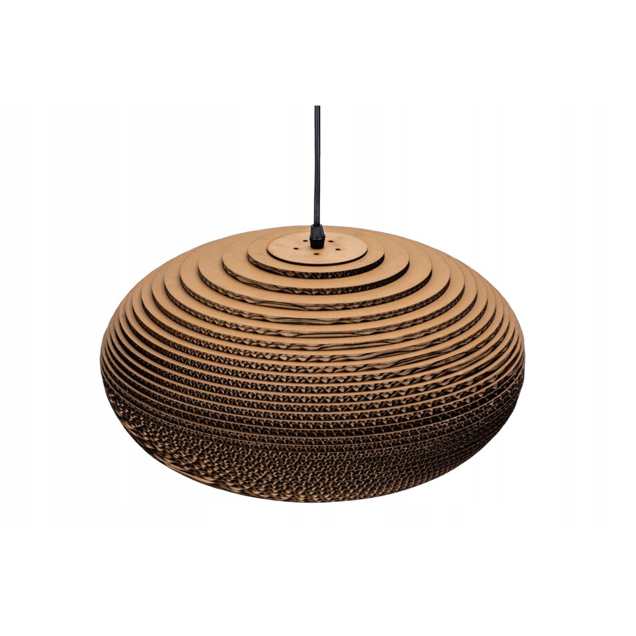 Lampa Wisząca Papierowa Tekturowa Natural Eco Xxl