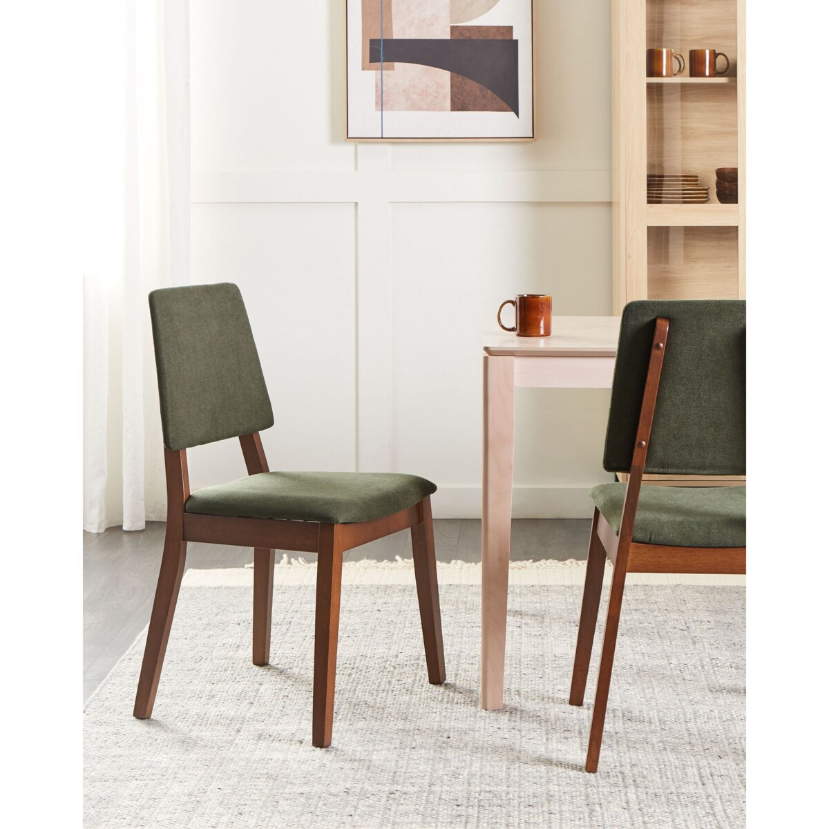 Krzesło do jadalni Ciemnozielony MERRILL