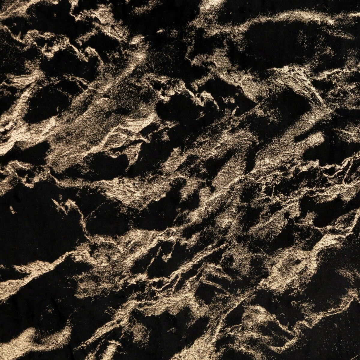 Zasłona Welwetowa 140x250 DORIS czarny+złoty Eurofirany Z Nadrukiem Gotowa