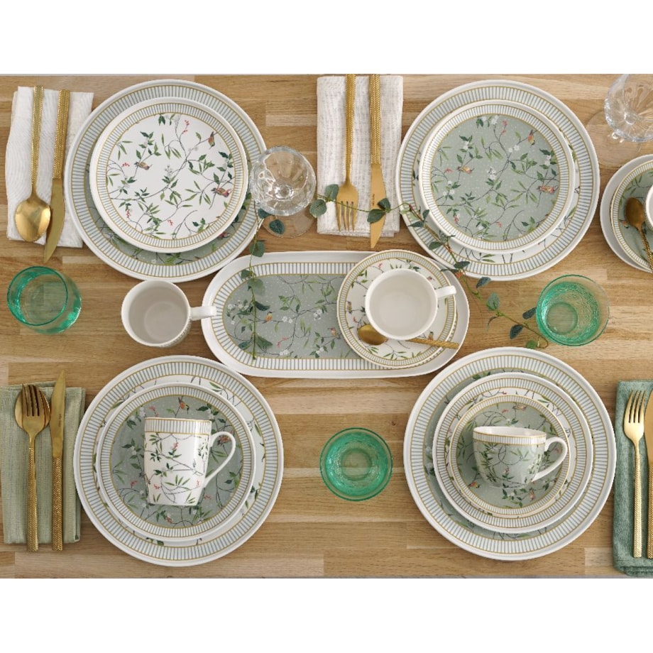 VILLA ITALIA Serwis obiadowy porcelanowy na 6 osób NORIKO mix