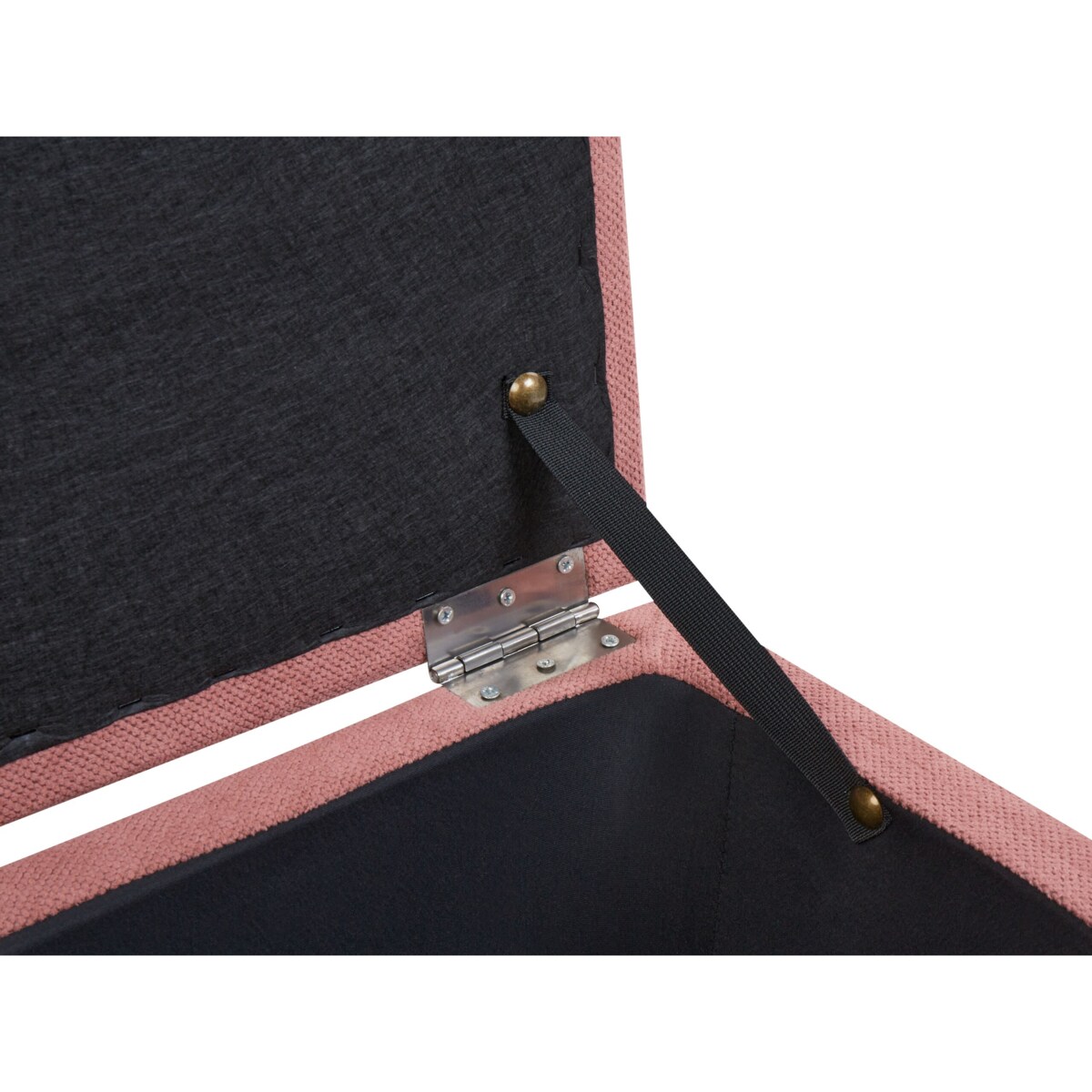 Otomana ze schowkiem OREM Różowy